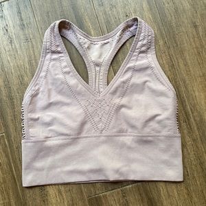 Pink Sports Bra
